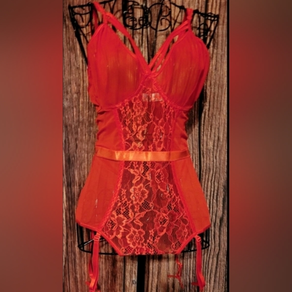 Leg Avenue Sheer Teddy - Picture 2 of 16